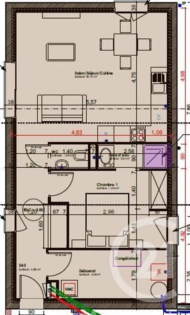 appartement - MAEN ROCH - 35
